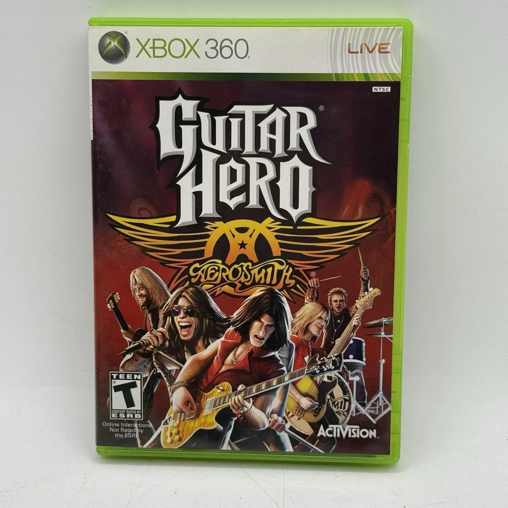 Guitar Hero: Aerosmith (Microsoft Xbox‎ 360, 2008) Complete CIB